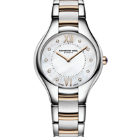 שעון Raymond Weil Noemia Ladies Quartz 10 Diamond Rose Gold Watch