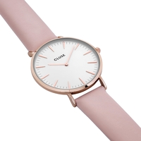38 mm - CW0101201012  Boho Chic Leather Pink, Rose Gold Colour