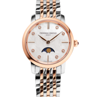 שעון Frederique Constant Slimeline Ladies Moonphase FC-206MPWD1S2B