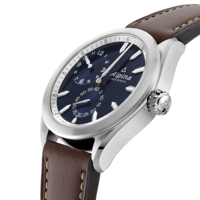 שעון Alpina Alpinar Regulator Automatic Dark Blue Brown