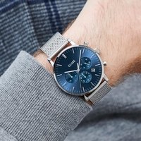 40 mm - CW0101502004  Aravis Chrono Mesh Blue, Silver