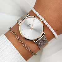 Minuit Mesh Crystals, Silver, Rose Gold Colour 33 mm - CW10205