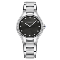 שעון Raymond Weil Noemia Ladies Quartz 64 Diamond Black