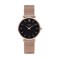 33 mm - CW0101203003  Minuit Mesh Black, Rose Gold Colour