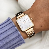La Tatragone Steel White Pearl, Rose Gold Colour