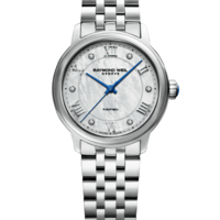 Maestro Ladies Automatic Mother-of-Pearl Diamond Bracelet Watch, 31mm 2131-ST-00966