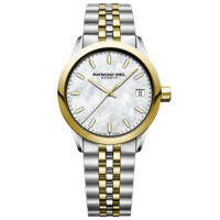 שעון Raymond Weil Freelancer Ladies Quartz Two-Tone Gold Date 34mm