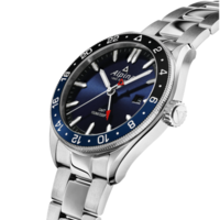 שעון Alpina Alpiner Quartz GMT Navy Blue/Bracelet