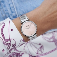 Triomphe Steel Pink Pearl, Silver Colour