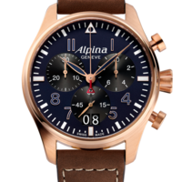 AL-372NB4S4 STARTIMER PILOT QUARTZ CHRONOGRAPH BIG DATE