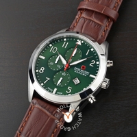 HELVETUS CHRONO שעון ספורטיבי לגבר ירוק