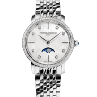 שעון Frederique Constant Slimeline Ladies Moonphase FC-206MPWD1SD6B