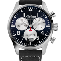 STARTIMER PILOT QUARTZ CHRONOGRAPH BIG DATE AL-372NS4S6