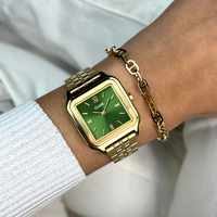 CW11905 Gracieuse Watch Steel, Forest Green
