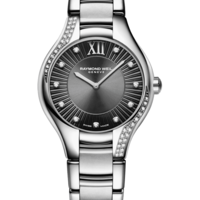 Noemia Ladies Quartz Grey Dial 47 Diamonds Watch, 32mm 5132-S1S-60181