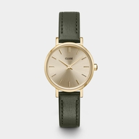 CW10503 Boho Chic Petite Leather Dark Green, Gold Colour