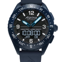 שעון Alpina Alpinerx Black/Blue