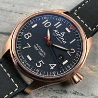 שעון Alpina Startimer Pilot Automatic Navy Blue Dial