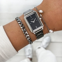  CW11501 Fluette Steel Black, Silver Colour