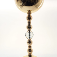 אגרטל מוזהב-גדול ﻿﻿55 ס