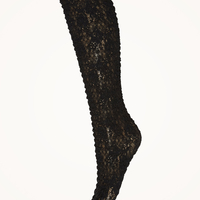 STRUCTURED LACE KNEE-HIGHS