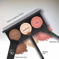 golden rose metal sculpting palette
