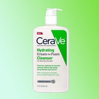 cera ve hydrating cream-to-foam cleanser