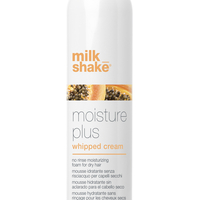 cream whipped plus moisture מילקשייק מוס ללא שטיפה מועשר בלחות לשיער יבש