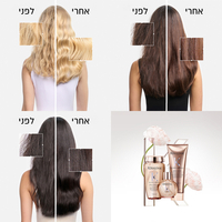 מארז גלוס אבסולו קרסטס – שמפו, מרכך ושמן גלייז דרופס לברק עוצמתי Gloss Absolu Trio Set