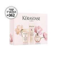 מארז גלוס אבסולו קרסטס – שמפו, מרכך ושמן גלייז דרופס לברק עוצמתי Gloss Absolu Trio Set