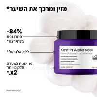 מסכה קרטין אלפא סליק - Mask Keratin Alpha Sleek 500 ml