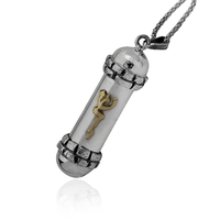 Silver Amulet Pendant Gold Shad-dai Name of G-d Necklace