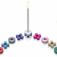 Tic Tac Toe Menorah Multi