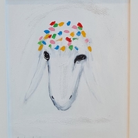 Sheep's Head - menashe kadishman