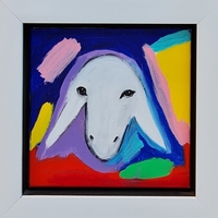 Sheep's Head - menashe kadishman