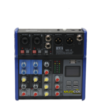 מיקסר 4 כניסות, אפקט ובלוטוס AR-ACOUSTIC ME-4
