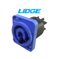 מחבר POWER-CONNECTOR לפנל כחול LIDGE LS-3MPA