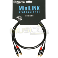 כבל סטריאו RCA-RCA באורך 3 מטר KLOTZ KT-CC300