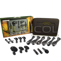 סט מיקרופונים לתופים במזוודה SHURE PGADRUMKIT6