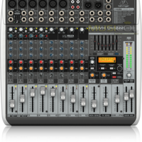 מיקסר 14 כניסות כרטיס קול ואפקט לשירה QX1222USB