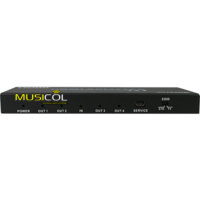 מפצל 1:4 של HDMI 2.0 עם EDID, 18G 4:4:4