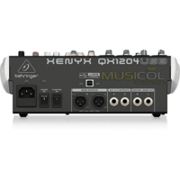 מיקסר 8 כניסות כרטיס קול ואפקט לשירה QX1204USB