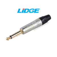 מחבר איכותי PL 6.3MM מונו לכבל LIDGE YM201D