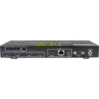 ממתג HDMI 4:1 SEAMLESS (בורר/מסך מפוצל) נשלט IR/RS-232, כולל IR HUB