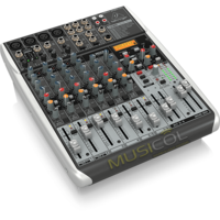 מיקסר 8 כניסות כרטיס קול ואפקט לשירה QX1204USB