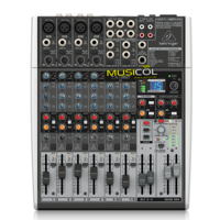 מיקסר 8 כניסות אפקט לשירה וכרטיס קול XENYX X1204USB