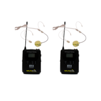 מיקרופון אלחוטי משדר כיס כפול 128 תדרים SX250M תוצרת AR ACOUSTIC