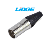 מחבר XLR זכר לכבל LIDGE YM001A