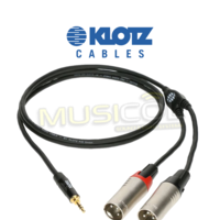 כבל XLR-PL3.5 באורך 3 מטר KLOTZ KY9-300