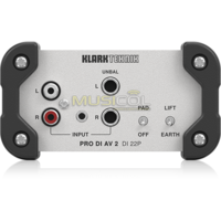 קופסאת DI סטריאו פסיבית KLARK TEKNIK DI-22P